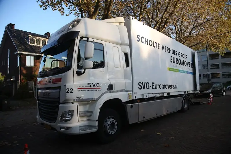 Verhuiswagen van Scholte Verhuis Groep